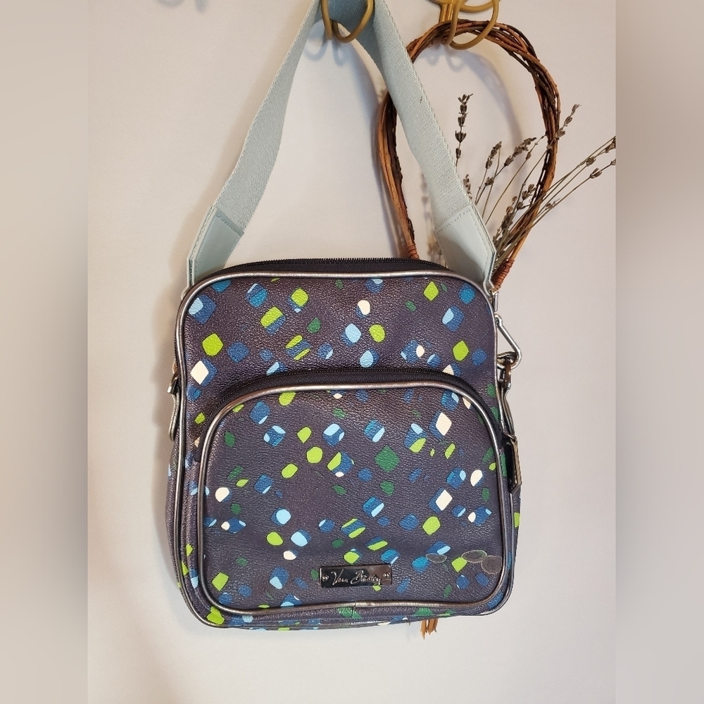 Vera Bradley Polka Dot Crossbody Camera Bag